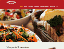 Tablet Screenshot of breadwinnercafe.com